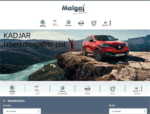 Tablet Screenshot of malgaj.com